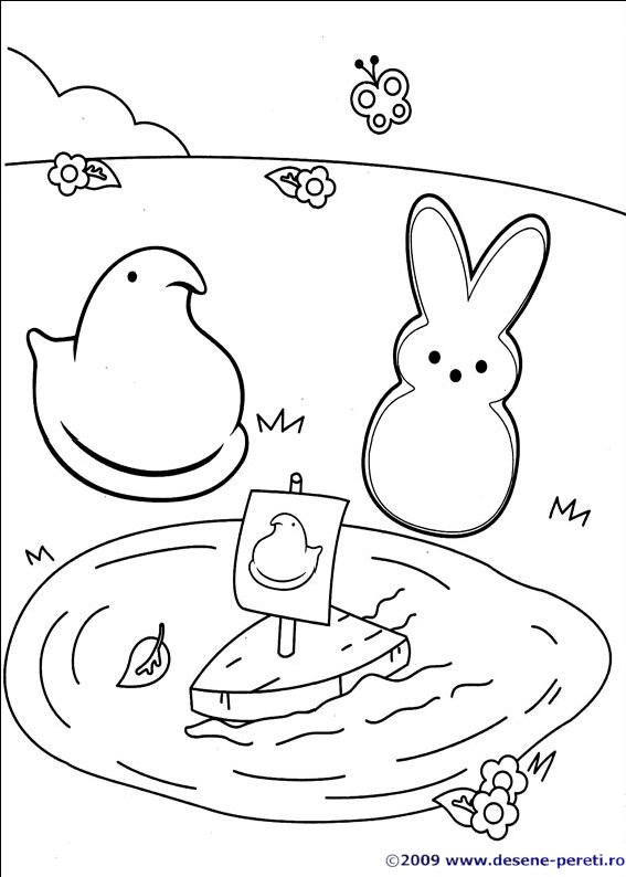 peeps desene colorat